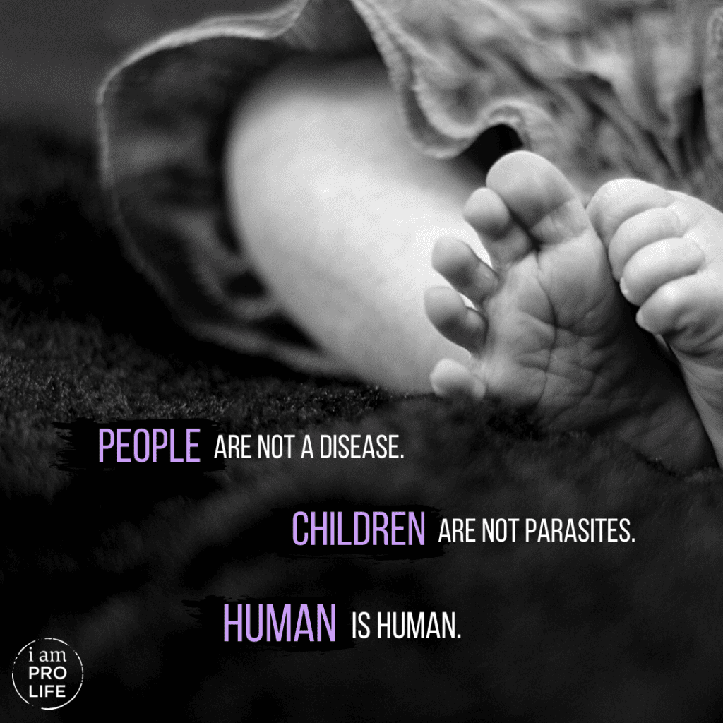 Human Is Human Baby Feet Personhood