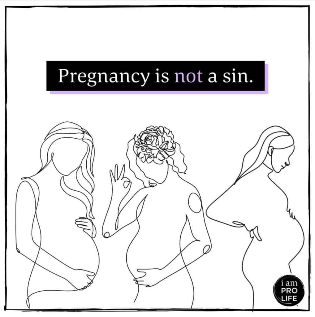 Pregnant Women Stating Pregnancy is Not a Sin