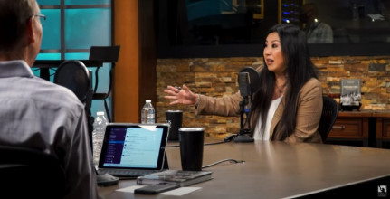 ruth chou simmons discussing with the hosts of focus on the family