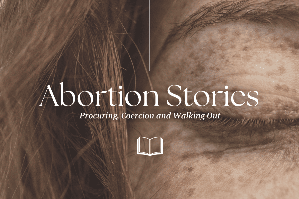 Hero Photo and Title of Abortion Stories Article