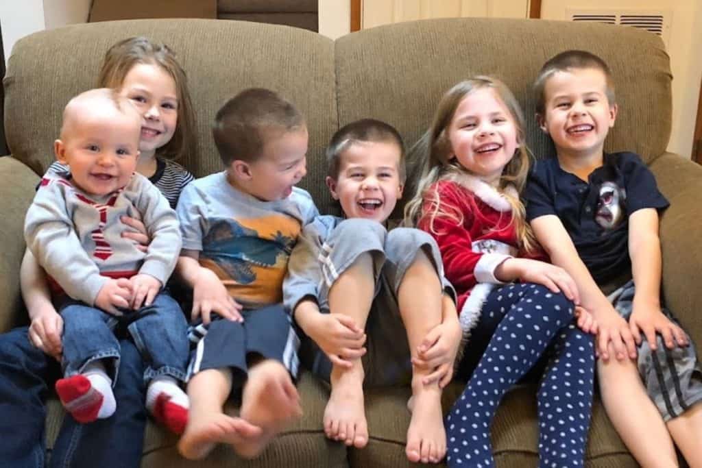 Photo of the seven cousins from Cousins with a Cause and how they are saving lives.