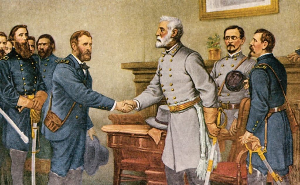Grant and Lee at Appomattox