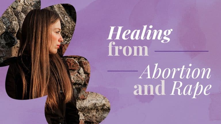 Image of Serena Dyksen healing from abortion rape and miscarriage story
