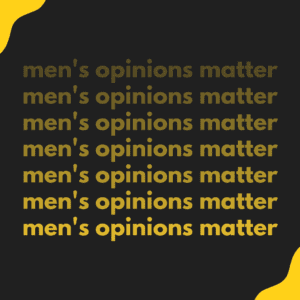 Men's voice matters