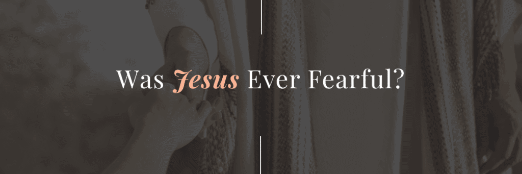 Was Jesus Ever Afraid?