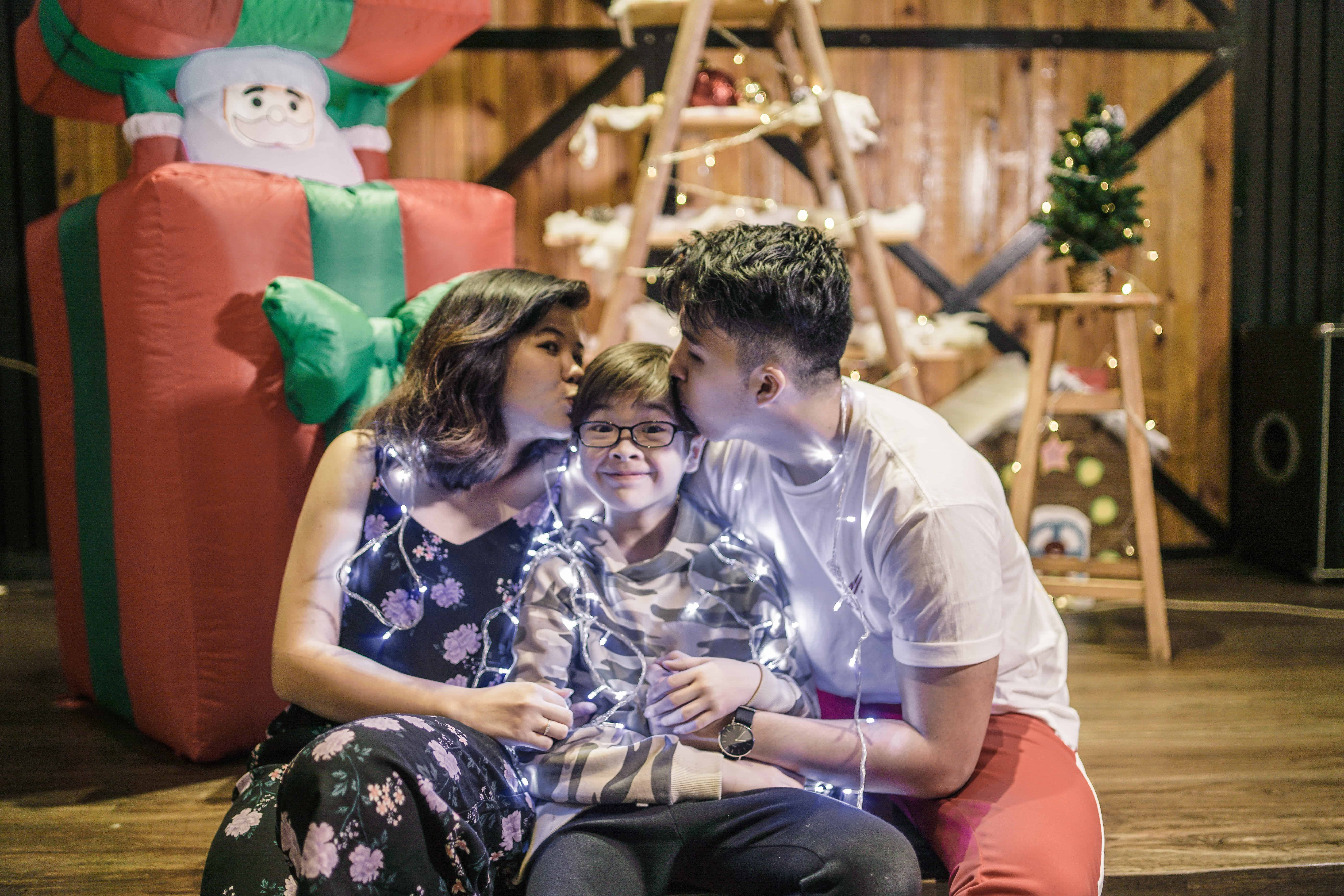Photo of an adoptive family and how to adopt a family for christmas