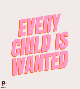 every child is wanted and not a clump of cells graphic