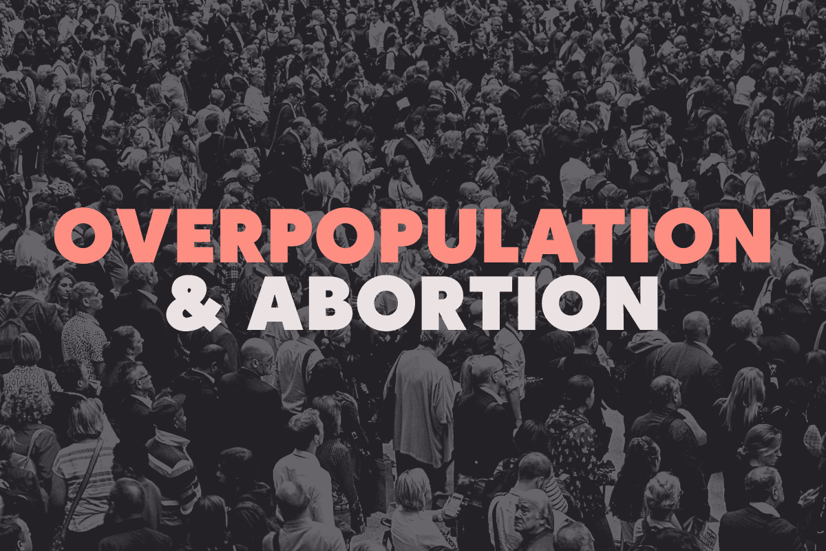 Overpopulation and abortion as population control image