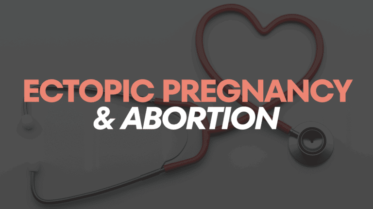 Ectopic pregnancy and abortion