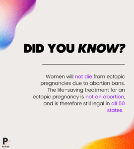 Did you know ectopic pregnancy doesn't need to be treated with an abortion