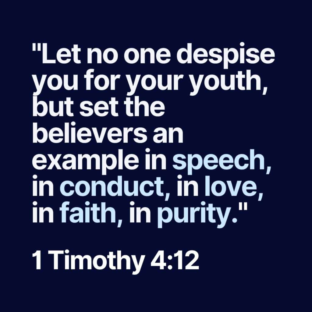Quote from Bible verse about Gen Z and how to help kids in foster care