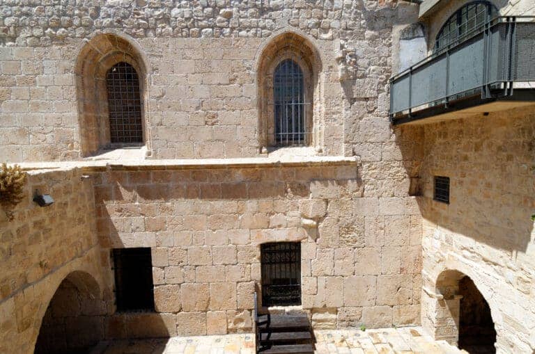 A photo of the "upper room."