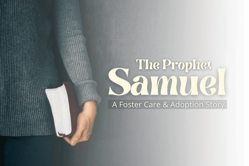 Samuel the Prophet Hero photo. Woman with Bible in hand beside article title text.
