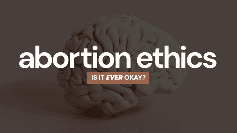image of brain thinking about abortion ethics