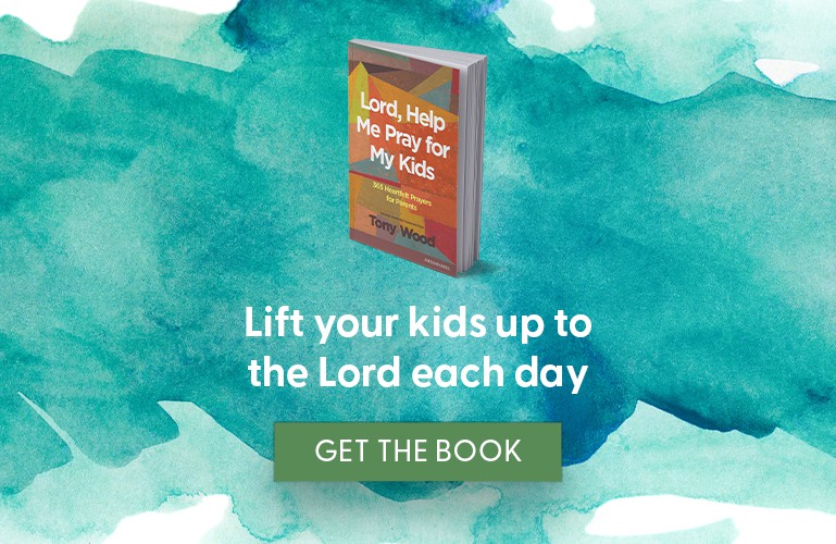 Promotional ad for the book Lord, Help Me Pray for My Kids