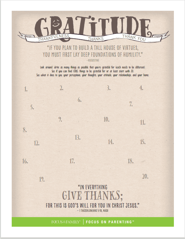 Gratitude