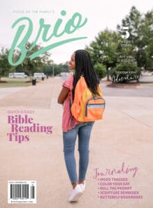 Brio magazine cover August / September 2023