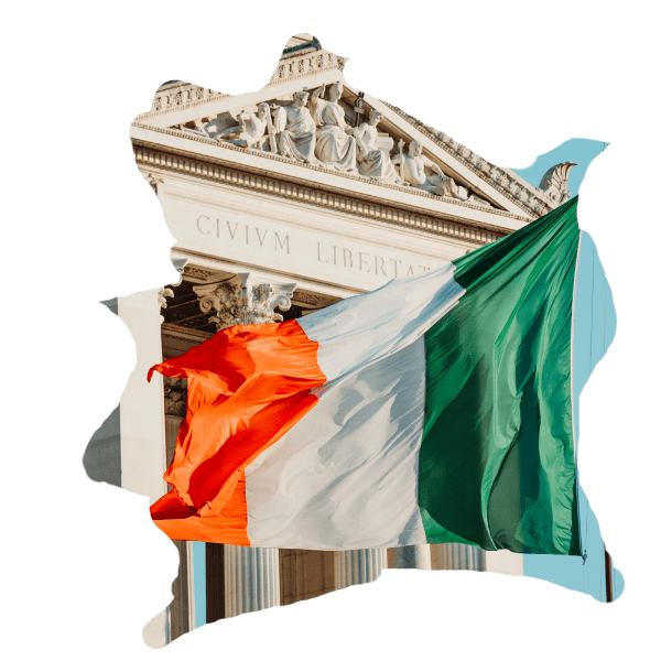 Country outline of Africa's Ivory Coast