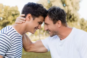 raising boys into godly men takes a father like this one loving his son into manhood