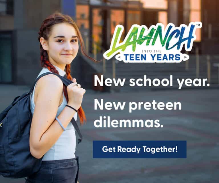 Promotion for Focus on the Family's Launch Into the Teen Years
