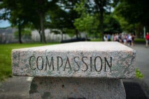 compassion written in stone
