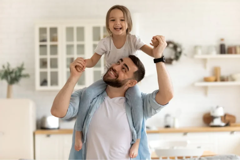 step-dad successfully step-parenting his daughter