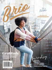 Brio magazine cover for October-November 2023