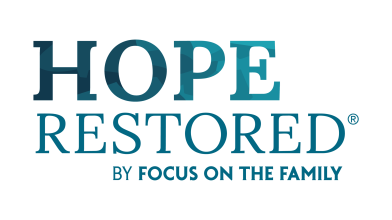 Hope Restored by Focus on the Family logo