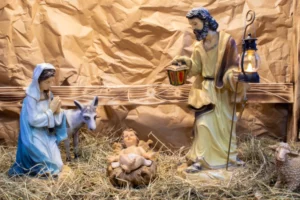 Nativity scene to teach Christian values