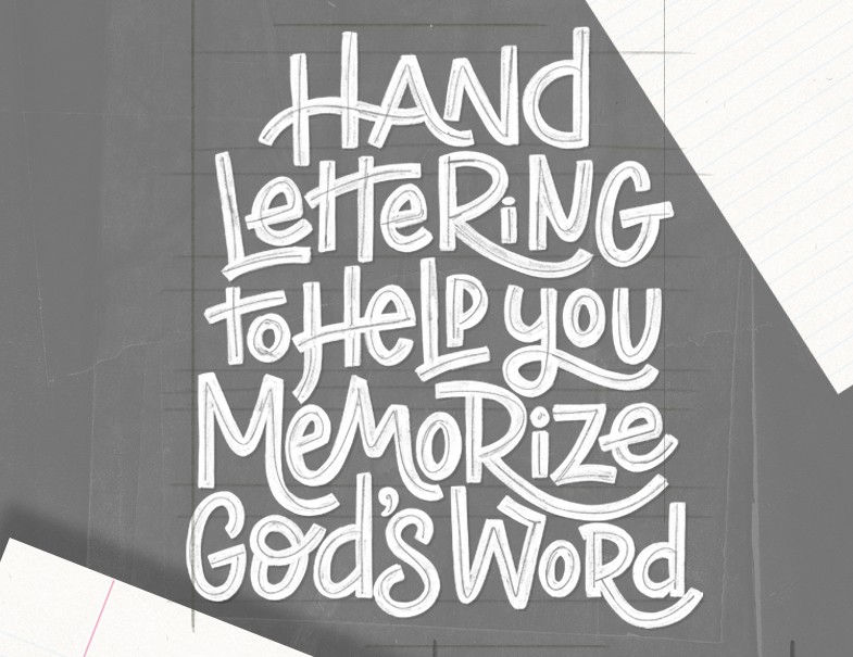 Hand Lettering to Help You Memorize God's Word Cover
