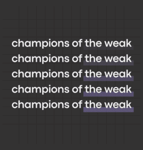 Tim Keller on the image of God - quote about champions for the weak