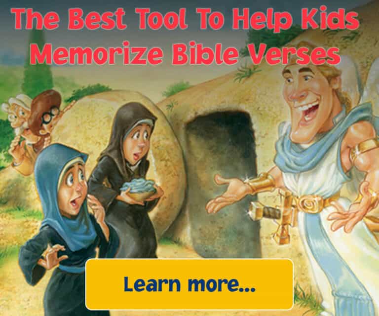 Ad for kids Bible tool offered by Adventures in Odyssey