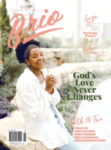 Brio magazine cover for April-May 2024