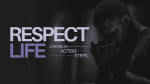 Respect Life: Easy Church Action Steps picture of man praying