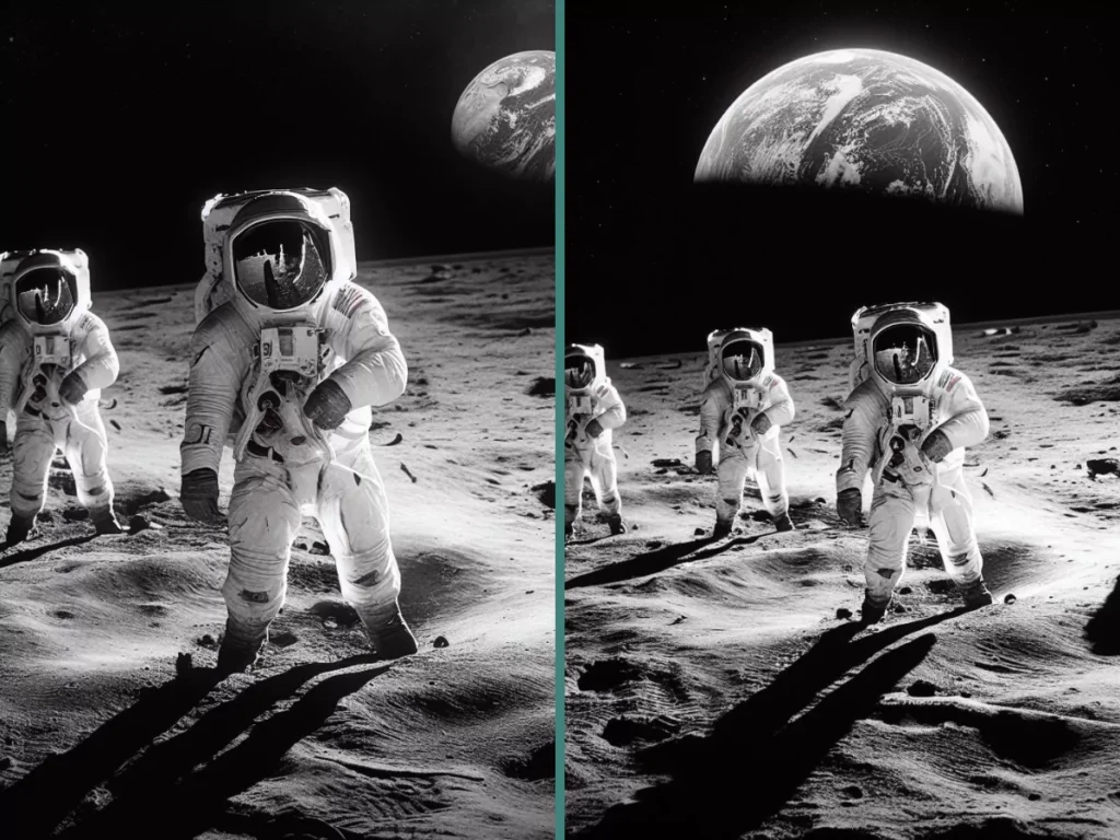 a-black-and-white-photograph-of-astronauts-walking-on-the-moon-6604922689eb5-1024x768.webp