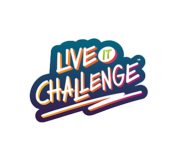 Live It Challenge logo - Interactive parenting activity for families