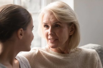 Mother affirming her adult daughter without lecturing.