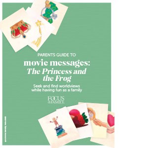 Movie message download cover for The Princess and the Frog.