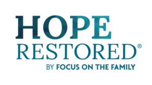 Hope Restored by Focus on the Family logo