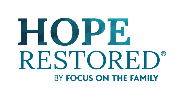 Hope Restored by Focus on the Family logo