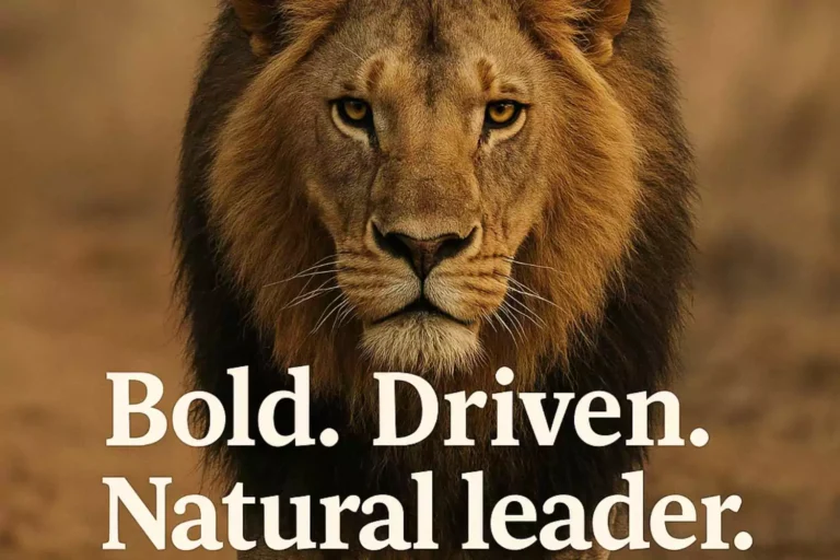 Lion, otter, golden retriever, and beaver sit together by the water, each representing different animal personalities.