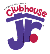 Clubhouse Jr logo purple stacked 2026