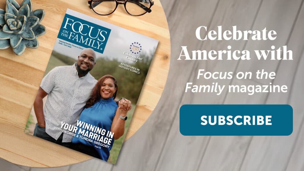 June/July 2026 Focus on the Family magazine on a table