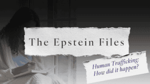 Image of girl writing in diary for the Epstein Files