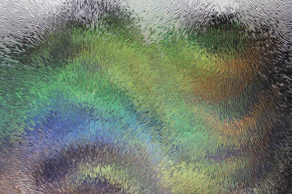 wavy, blurry colors