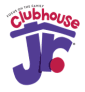 Clubhouse Jr logo purple stacked 2026