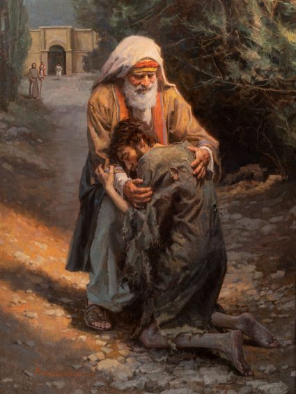 Painting of Morgan Weistling's "The Prodigal"